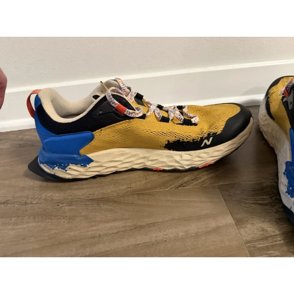 New Balance Fresh Foam X Hierro V5 Shoes Men 14 Varsity Gold Blue MTHIERY5